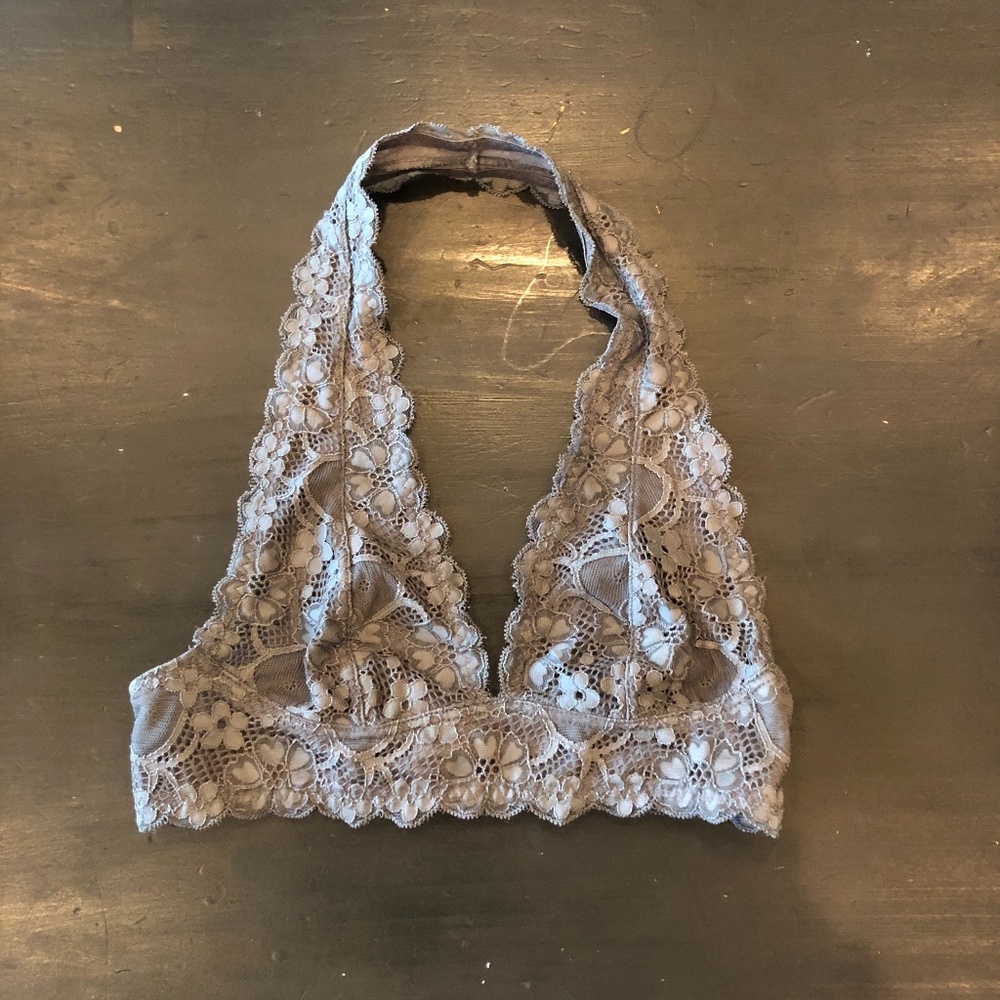 Free People Gray Bralette